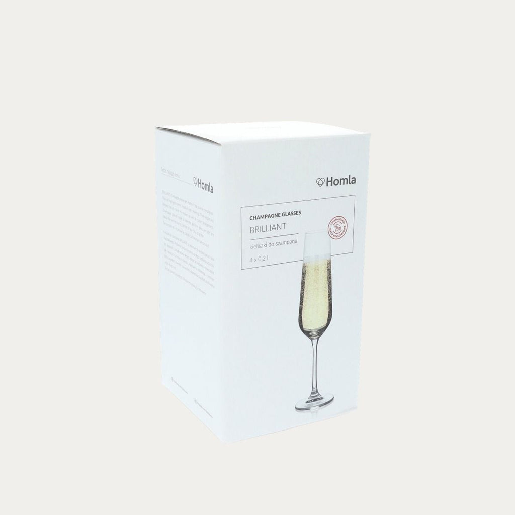 Zestaw kieliszków BRILLIANT do szampana 4 szt. 0.20 l