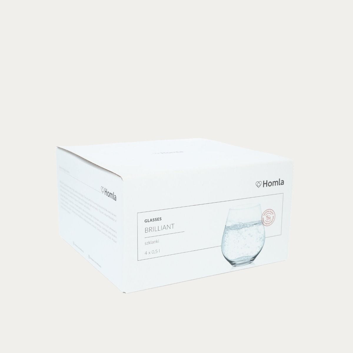 Zestaw szklanek BRILLIANT 4 szt. 0,5 l