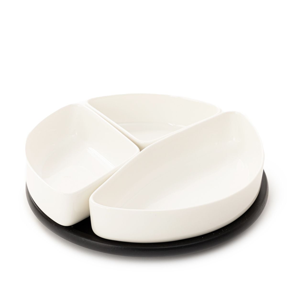 Półmisek FELKO z białymi miseczkami 24 cm