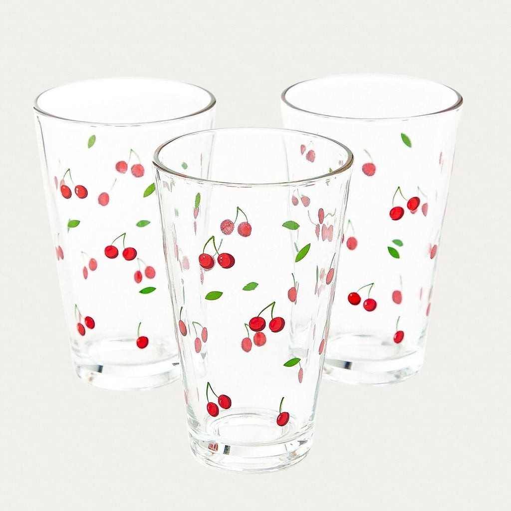 Zestaw szklanek TOKEN SUMMER w wiśnie, 3 szt. 0,3 l