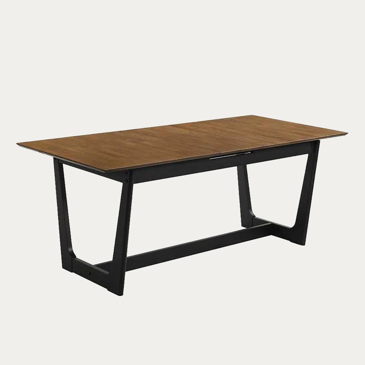 Stół PAHKEL z drewna kauczukowego rozkładany 160-195x90x76 cm