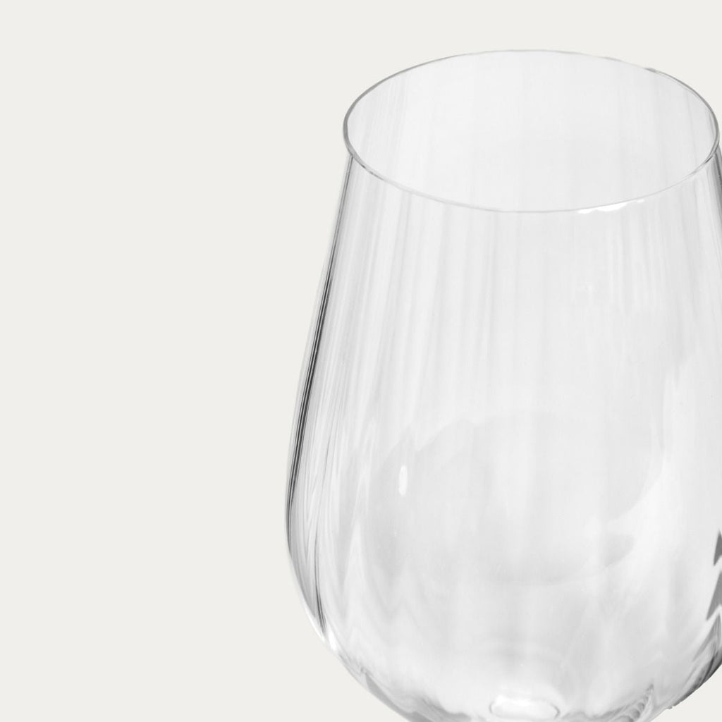 Zestaw kieliszków BRILLIANT BLISS do wina ryflowanych 4 szt. 0,5 l