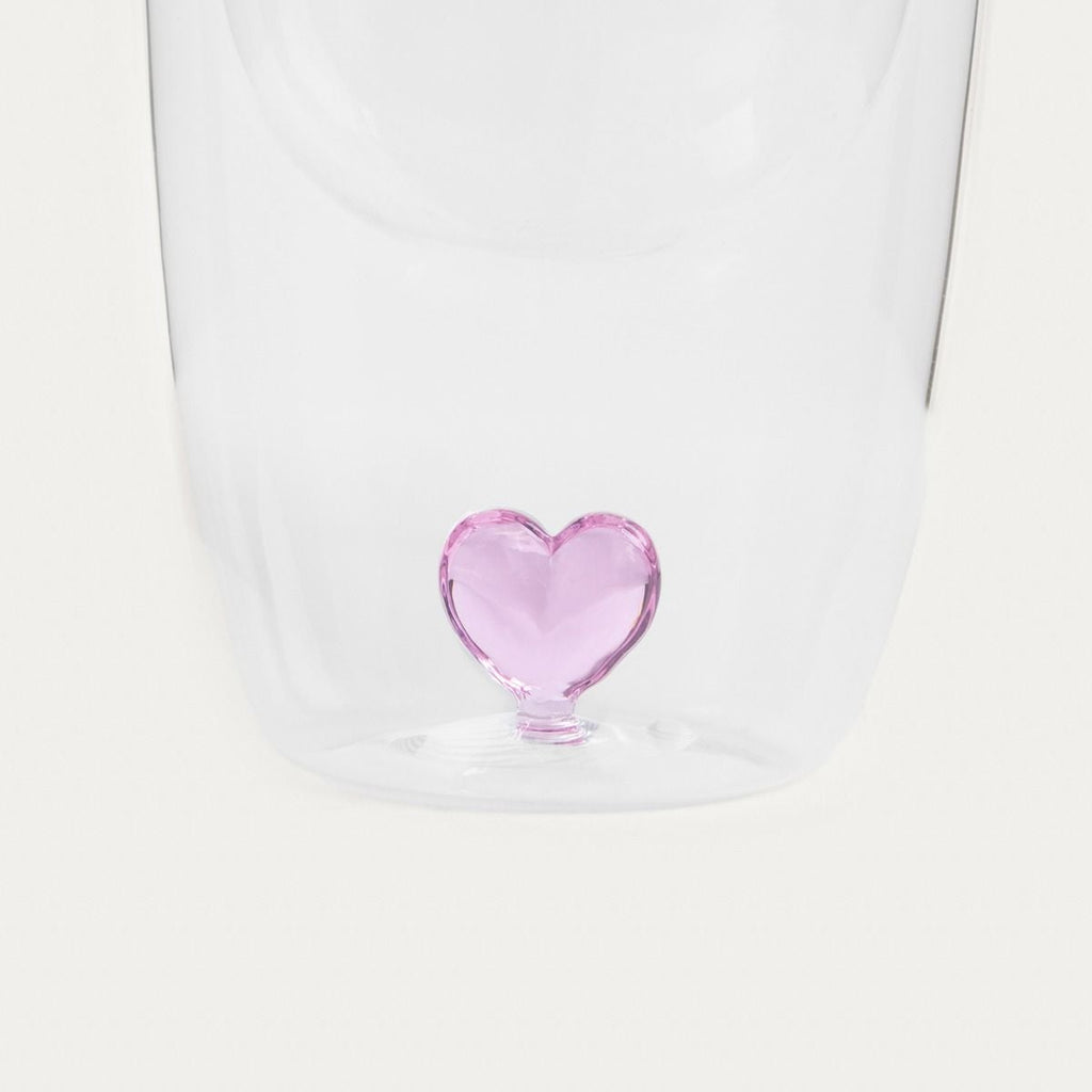 Szklanka CORAZON z podwójną ścianką i sercem 0,35 l