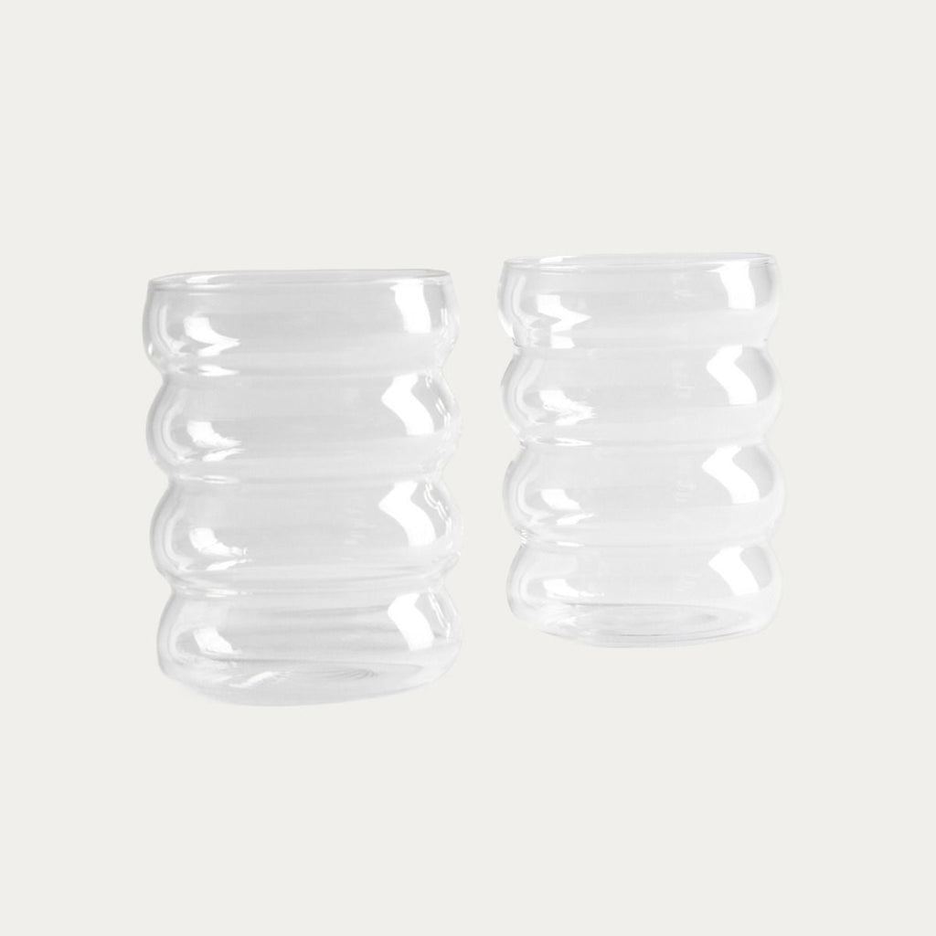 Zestaw szklanek BUBBLY transparentnych, 2 szt. 0,36 l