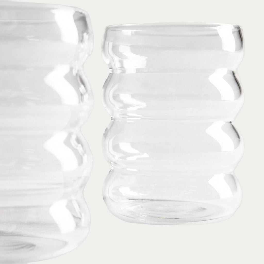 Zestaw szklanek BUBBLY transparentnych, 2 szt. 0,36 l