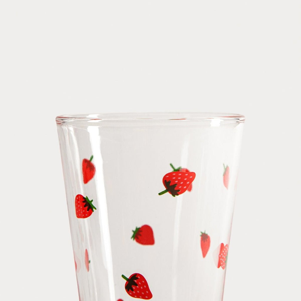 Zestaw szklanek TOKEN SUMMER w truskawki, 3 szt. 0,3 l