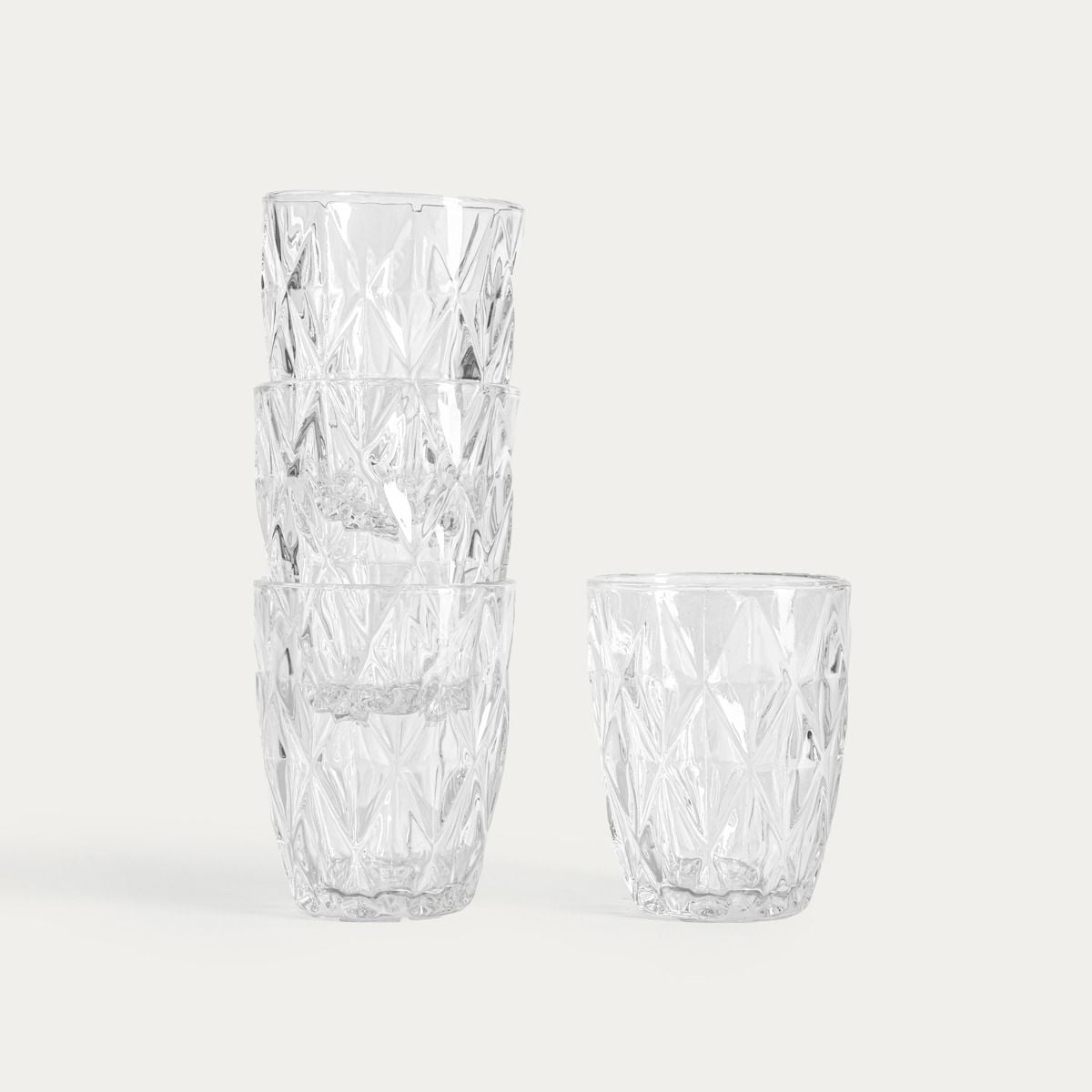 Zestaw szklanek LUNO transparentnych 4 szt. 280ml