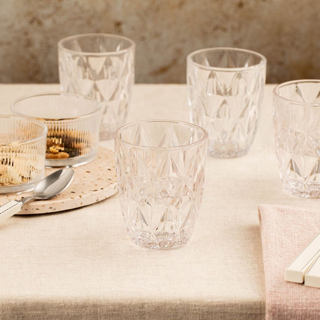 Zestaw szklanek LUNO transparentnych 4 szt. 280ml
