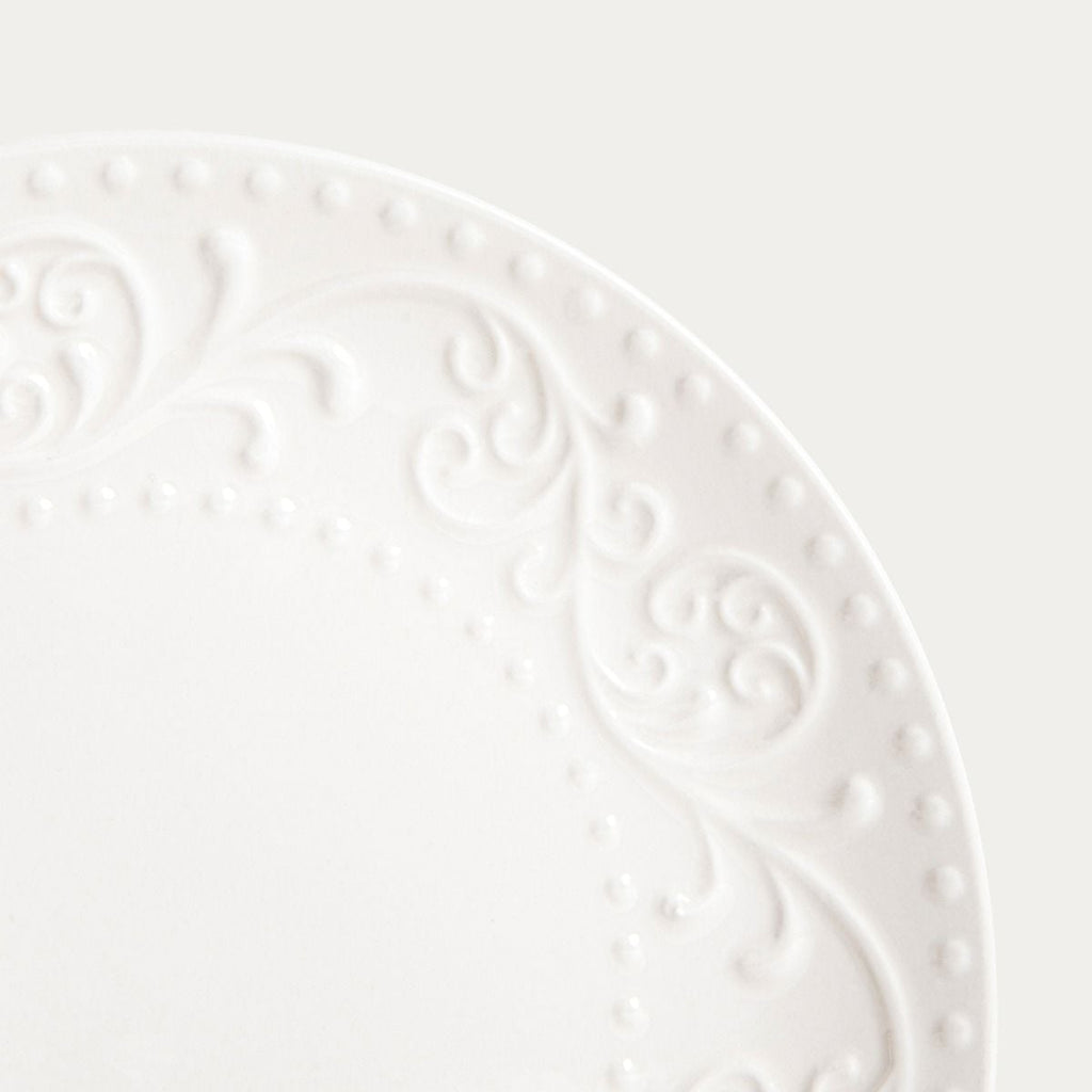 Zestaw talerzy SYLIA z ornamentem 18 el