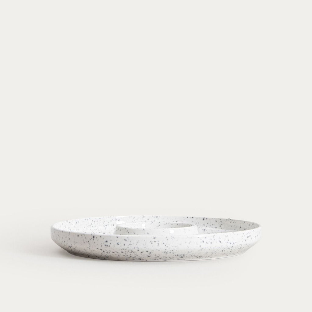 Naczynie do serwowania CAVIANO ceramiczne nakrapiane