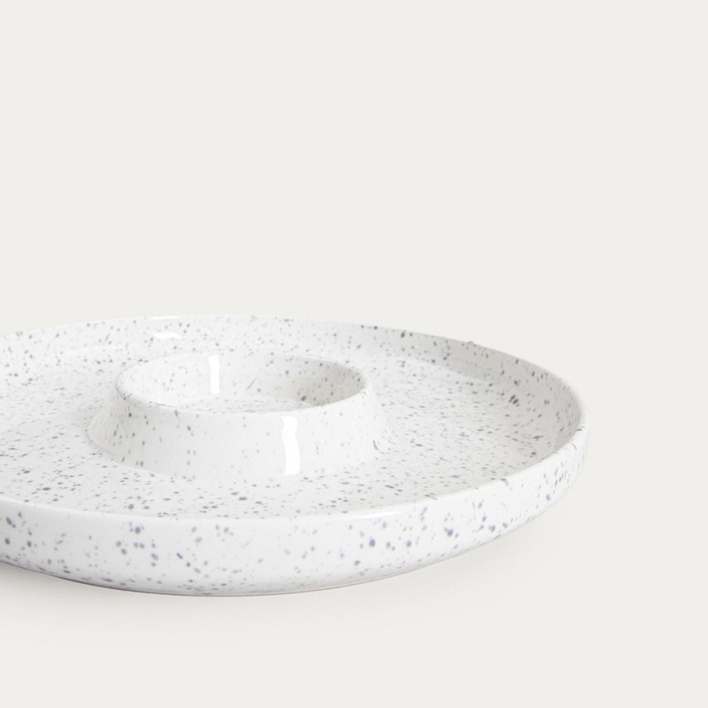 Naczynie do serwowania CAVIANO ceramiczne nakrapiane