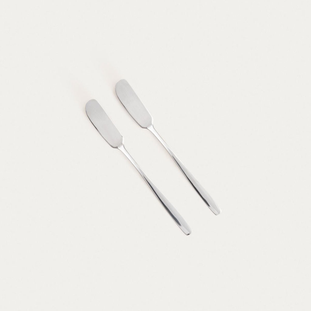 Zestaw nożyków ABELE do masła srebrnych, 17 cm 2 szt.
